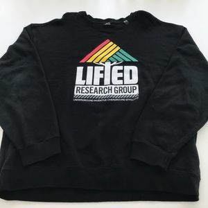 LRG Lifted Research Group Sweatshirt Rasta Tee OG